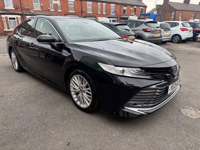 View our Toyota Camry 2.5 VVT-h Excel Saloon 4dr Petrol Hybrid CVT Euro 6 (s/s) (218 ps)