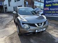 USED 2015 15 NISSAN JUKE 2015/15 1.5 dCi 8v Visia SUV 5dr Diesel Manual Euro 5 (s/s) (110 ps), One owner from new, Only 62000 miles ************* ONLY ONE OWNER FROM NEW ***********