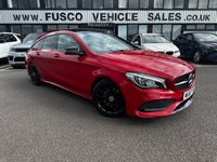USED 2017 67 MERCEDES-BENZ CLA 2.1 CLA220d AMG Line Shooting Brake 5dr Diesel 7G-DCT Euro 6 (s/s) (177 ps) HALF LEATHER, BLUETOOTH, PARKING SENSORS