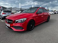 USED 2017 67 MERCEDES-BENZ CLA 2.1 CLA220d AMG Line Shooting Brake 5dr Diesel 7G-DCT Euro 6 (s/s) (177 ps) HALF LEATHER, BLUETOOTH, PARKING SENSORS