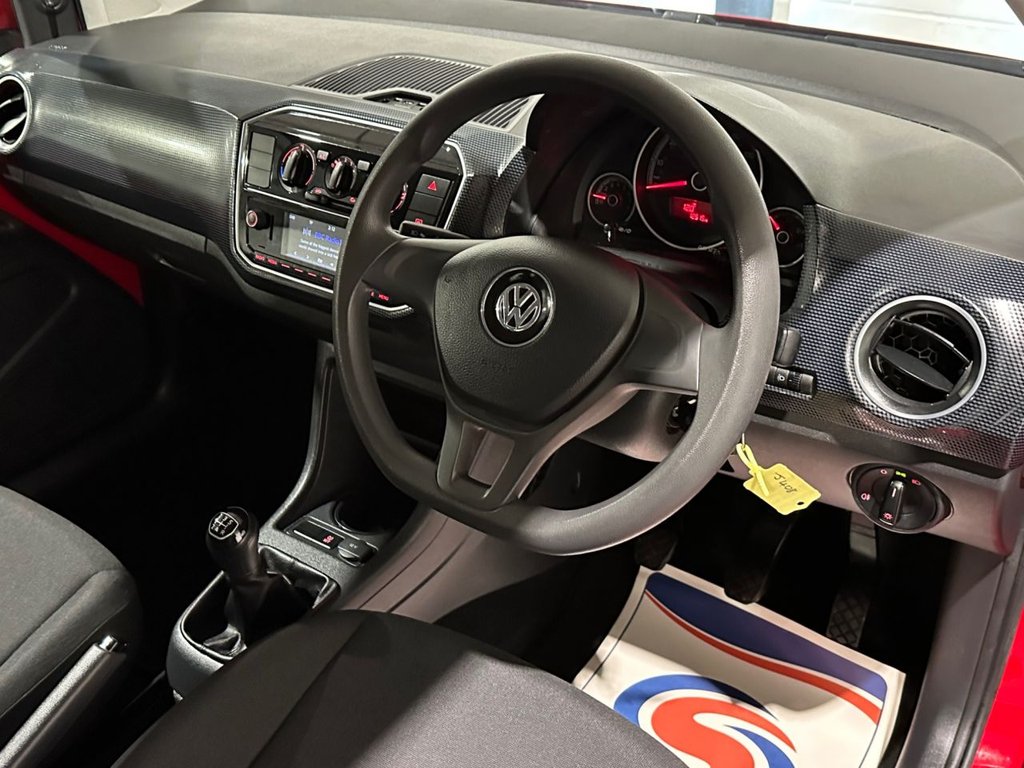 USED 2017 67 VOLKSWAGEN UP! 1.0 Move up! Hatchback 3dr Petrol Manual Euro 6 (s/s) (60 ps) 