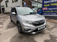 USED 2016 16 HONDA CR-V 2016/16 1.6 i-DTEC SR SUV 5dr Diesel Manual Euro 6 (s/s) (120 ps), 2 Owners, Only 53000 miles *************** ONLY 53000 MILES **************