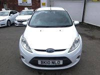 USED 2010 10 FORD FIESTA 1.25 Zetec Hatchback 3dr Petrol Manual (133 g/km, 81 bhp) * LOW TAX - LOW INSURANCE *