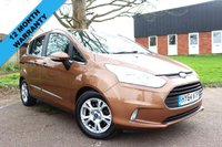 USED 2014 64 FORD B-MAX 1.4 Zetec MPV 5dr Petrol Manual Euro 5 (90 ps) Just Serviced Ready to Drive Away