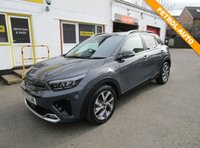 USED 2022 72 KIA STONIC 1.0 T-GDi MHEV GT-Line SUV 5dr Petrol Hybrid DCT Euro 6 (s/s) (118 bhp) 