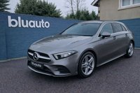 USED 2018 18 MERCEDES-BENZ A-CLASS 2.0 A250 AMG Line Hatchback 5dr Petrol 7G-DCT Euro 6 (s/s) (224 ps) Dual zone climate control A/C, Part leather/Part Alcantara seats, Satellite navigation, Cruise control, Bluetooth connectivity for calls and music, Voice control, USB input, Paddleshift gears, Keyless start, Different drive modes, Rear tinted windows, LED daytime running lights, Rear parking camera, Auto xenon headlights.