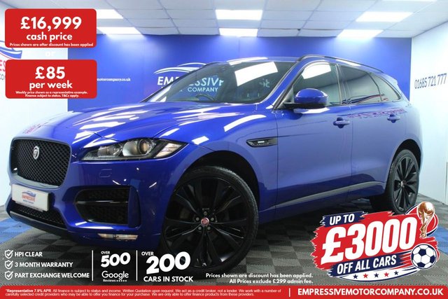 View our Jaguar F-Pace 2.0 D180 R-Sport SUV 5dr Diesel Auto AWD Euro 6 (s/s) (180 ps)