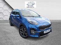USED 2020 20 KIA SPORTAGE 1.6 CRDi EcoDynamics+ GT-Line SUV 5dr Diesel Hybrid Manual Euro 6 (s/s) (134 bhp) **3 MONTHS WARRANTY INCLUDED**ONLY 1 PREVIOUS OWNER FROM NEW**ONLY 62,000 MILES FROM NEW**FINISHED IN BLUE FLAME**FULL HEATED BLACK LEATHER INTERIOR**PREMIUM SOUND SYSTEM**JUST BEEN SERVICED WITH A FULL MAIN DEALER SERVICE HISTORY**FULLY HPI CLEAR**MOT FEBRUARY 2027 (NO ADVISORIES)**