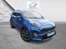 USED 2020 20 KIA SPORTAGE 1.6 CRDi EcoDynamics+ GT-Line SUV 5dr Diesel Hybrid Manual Euro 6 (s/s) (134 bhp) **3 MONTHS WARRANTY INCLUDED**ONLY 1 PREVIOUS OWNER FROM NEW**ONLY 62,000 MILES FROM NEW**FINISHED IN BLUE FLAME**FULL HEATED BLACK LEATHER INTERIOR**PREMIUM SOUND SYSTEM**JUST BEEN SERVICED WITH A FULL MAIN DEALER SERVICE HISTORY**FULLY HPI CLEAR**MOT FEBRUARY 2027 (NO ADVISORIES)**