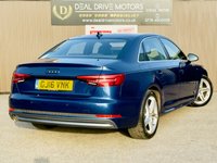 USED 2016 16 AUDI A4 2.0 TDI S line Saloon 4dr Diesel S Tronic Euro 6 (s/s) (150 ps) RS4STYLE GRILL+SATNAV+HETD SEA