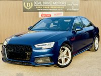 USED 2016 16 AUDI A4 2.0 TDI S line Saloon 4dr Diesel S Tronic Euro 6 (s/s) (150 ps) RS4STYLE GRILL+SATNAV+HETD SEA