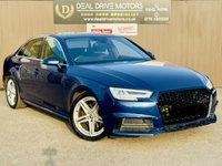 USED 2016 16 AUDI A4 2.0 TDI S line Saloon 4dr Diesel S Tronic Euro 6 (s/s) (150 ps) RS4STYLE GRILL+SATNAV+HETD SEA