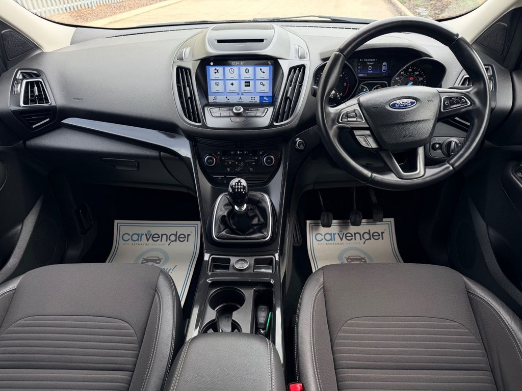 USED 2018 18 FORD KUGA 1.5 TDCi Titanium SUV 5dr Diesel Manual Euro 6 (s/s) (120 ps) |1 Owner|R.SEN|SatNaV|CRS|Apple CarPlay/Android Auto