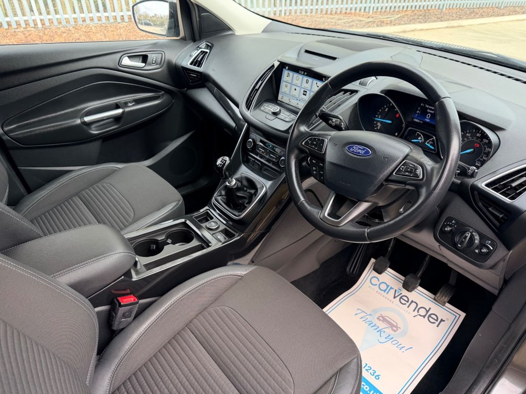 USED 2018 18 FORD KUGA 1.5 TDCi Titanium SUV 5dr Diesel Manual Euro 6 (s/s) (120 ps) |1 Owner|R.SEN|SatNaV|CRS|Apple CarPlay/Android Auto