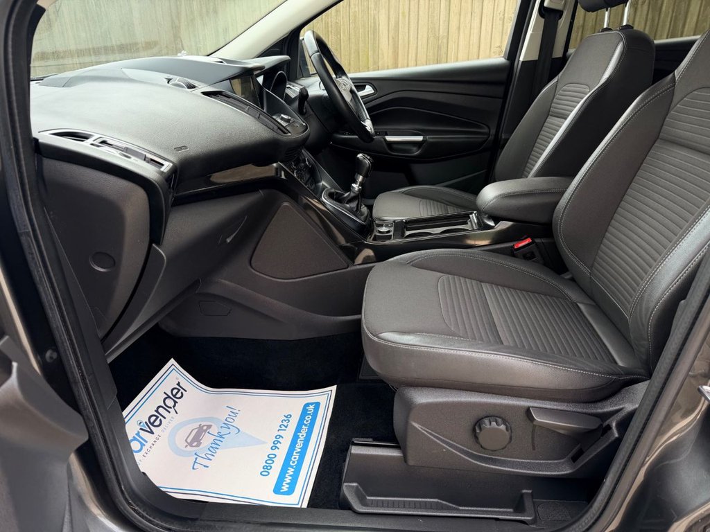 USED 2018 18 FORD KUGA 1.5 TDCi Titanium SUV 5dr Diesel Manual Euro 6 (s/s) (120 ps) |1 Owner|R.SEN|SatNaV|CRS|Apple CarPlay/Android Auto