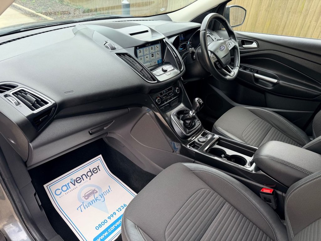 USED 2018 18 FORD KUGA 1.5 TDCi Titanium SUV 5dr Diesel Manual Euro 6 (s/s) (120 ps) |1 Owner|R.SEN|SatNaV|CRS|Apple CarPlay/Android Auto