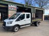 USED 2021 21 FORD TRANSIT 2.0 350 EcoBlue Leader Chassis Double Cab tipper  4dr Diesel Manual  