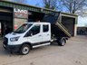 USED 2021 21 FORD TRANSIT 2.0 350 EcoBlue Leader Chassis Double Cab tipper  4dr Diesel Manual  