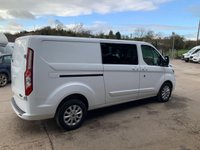 USED 2023 23 FORD TRANSIT CUSTOM 2.0 320 EcoBlue Limited Crew Van Double Cab 5dr Diesel Auto L2 H1 Euro 6 (130 ps) 