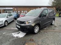 USED 2021 71 PEUGEOT PARTNER 1.5 BlueHDi 1000 Professional Premium Standard Panel Van 5dr Diesel Manual SWB Euro 6 (100 bhp) 1 OWNER+GOOD SERVICE HISTORY