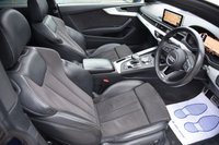 USED 2017 67 AUDI A5 2.0 TDI S line Coupe 2dr Diesel S Tronic quattro Euro 6 (s/s) (190 ps) ULEZ Free | 2 Keys | Full Service History | Virtual Cockpit | Panoramic Roof | Satellite Navigation | Front & Rear Parking Sensors | Heated Front Seats | Automatic Front Seats | Part Black Leather Interior | Dual Zone Climate Control | Privacy Glass | 19'' Alloy Wheels | MOT Valid (21/08/2026)