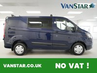 USED 2019 19 FORD TRANSIT CUSTOM 280 2.0 EBL 105 BHP SWB TREND CREWCAB 5 SEATER ( NO VAT ) SAT NAV | TOW PACK | AIR CON | NO VAT !