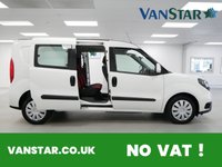USED 2023 72 FIAT DOBLO 1.6 M-JET II 105 BHP L2 LONG MAXI TECNICO CREW 5 SEATER ( NO VAT ) SAT NAV | 6 DOORS | AIR CON | NO VAT !