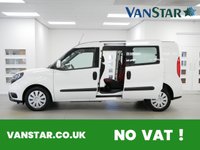 USED 2023 72 FIAT DOBLO 1.6 M-JET II 105 BHP L2 LONG MAXI TECNICO CREW 5 SEATER ( NO VAT ) SAT NAV | 6 DOORS | AIR CON | NO VAT !