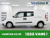 USED 2023 72 FIAT DOBLO 1.6 M-JET II 105 BHP L2 LONG MAXI TECNICO CREW 5 SEATER ( NO VAT ) SAT NAV | 6 DOORS | AIR CON | NO VAT !