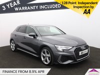USED 2022 22 AUDI A3 2.0 TDI 35 S line Sportback 5dr Diesel S Tronic Euro 6 (s/s) (150 ps) CRUISE CTRL | PARK SENSORS