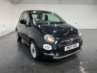 USED 2017 17 FIAT 500 1.2 Lounge Hatchback 3dr Petrol Manual Euro 6 (s/s) (69 bhp) 2 keys, pan roof, cruise, DAB