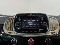 USED 2017 17 FIAT 500 1.2 Lounge Hatchback 3dr Petrol Manual Euro 6 (s/s) (69 bhp) 2 keys, pan roof, cruise, DAB