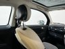 USED 2017 17 FIAT 500 1.2 Lounge Hatchback 3dr Petrol Manual Euro 6 (s/s) (69 bhp) 2 keys, pan roof, cruise, DAB