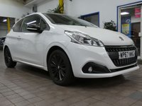 USED 2018 67 PEUGEOT 208 1.2 PureTech Black Edition Hatchback 3dr Petrol Manual Euro 6 (82 ps) AIR CON CARPLAY CRUISE 1 OWNER FROM NEW FULL PEUGEOT SERVICE HISTORY 8 SERVICES TO 33K MILES JAN 2026