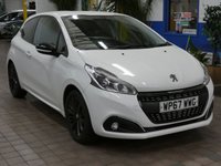 USED 2018 67 PEUGEOT 208 1.2 PureTech Black Edition Hatchback 3dr Petrol Manual Euro 6 (82 ps) AIR CON CARPLAY CRUISE 1 OWNER FROM NEW FULL PEUGEOT SERVICE HISTORY 8 SERVICES TO 33K MILES JAN 2026