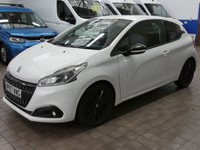 USED 2018 67 PEUGEOT 208 1.2 PureTech Black Edition Hatchback 3dr Petrol Manual Euro 6 (82 ps) AIR CON CARPLAY CRUISE 1 OWNER FROM NEW FULL PEUGEOT SERVICE HISTORY 8 SERVICES TO 33K MILES JAN 2026