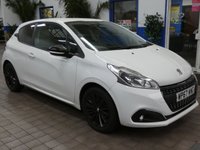 USED 2018 67 PEUGEOT 208 1.2 PureTech Black Edition Hatchback 3dr Petrol Manual Euro 6 (82 ps) AIR CON CARPLAY CRUISE 1 OWNER FROM NEW FULL PEUGEOT SERVICE HISTORY 8 SERVICES TO 33K MILES JAN 2026