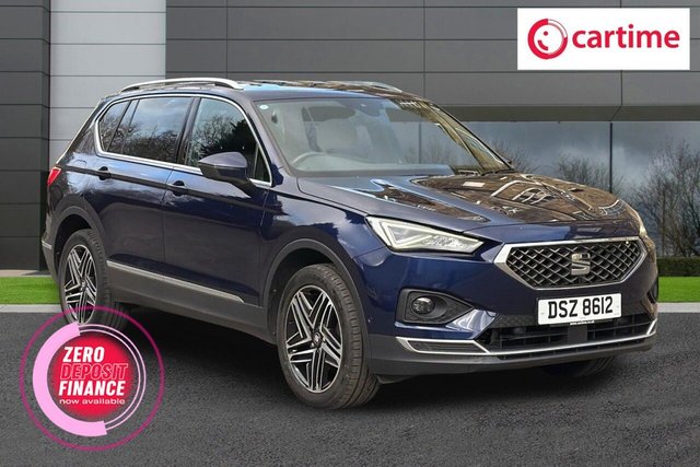 View our Seat Tarraco 1.5 TSI EVO XCELLENCE SUV 5dr Petrol Manual Euro 6 (s/s) (150 ps) Rear View Camera, Rear Parking Sensors, Full Link Smartphone Intergration, Navigation System, 19In Alloys
