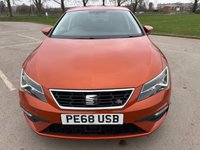 USED 2018 68 SEAT LEON 2.0 TSI FR Hatchback 5dr Petrol DSG Euro 6 (s/s) (190 ps) MOT DECEMBER 2026 NO ADVISORIES