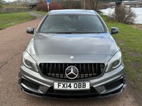 USED 2014 14 MERCEDES-BENZ A45 2.0 A45 AMG Hatchback 5dr Petrol SpdS DCT 4MATIC Euro 6 (s/s) (360 ps) **AMG BUCKET SEATS**ALCANTARA STEERING WHEEL**