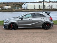 USED 2014 14 MERCEDES-BENZ A45 2.0 A45 AMG Hatchback 5dr Petrol SpdS DCT 4MATIC Euro 6 (s/s) (360 ps) **AMG BUCKET SEATS**ALCANTARA STEERING WHEEL**