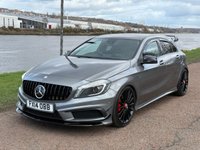 USED 2014 14 MERCEDES-BENZ A45 2.0 A45 AMG Hatchback 5dr Petrol SpdS DCT 4MATIC Euro 6 (s/s) (360 ps) **AMG BUCKET SEATS**ALCANTARA STEERING WHEEL**
