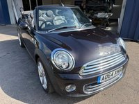 USED 2014 64 MINI CONVERTIBLE 1.6 Cooper Highgate Convertible 2dr Petrol Manual Euro 6 (s/s) (122 ps) SERVICE HISTORY, SAT NAV, MEDIA PACK, 2 KEYS, LEATHER