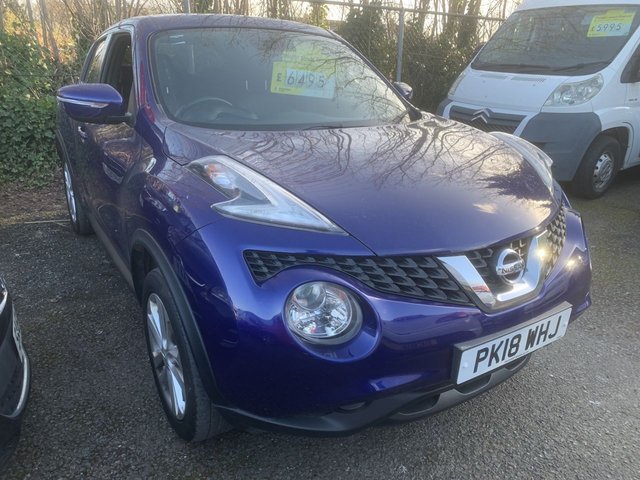 2018 NISSAN JUKE 1.2 DIG-T N-Connecta SUV 5dr Petrol Manual Euro 6 (s/s) (115 ps)