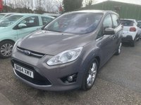 USED 2014 64 FORD GRAND C-MAX 1.6 TDCi Titanium X MPV 5dr Diesel Manual Euro 5 (115 ps) SERVICE HISTORY - 10 STAMPS, GLASS PAN ROOF, 2 KEYS, BLUETOOTH