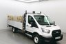 USED 2021 21 FORD TRANSIT 2.0 350 EcoBlue Leader RWD 130 BHP L4 Dropside Lorry Euro 6 ULEZ Compliant Smart Digital Tachograph | Trailer Tow Attachment | Rear Tail Lift Fitted | Air Conditioning