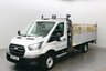 USED 2021 21 FORD TRANSIT 2.0 350 EcoBlue Leader RWD 130 BHP L4 Dropside Lorry Euro 6 ULEZ Compliant Smart Digital Tachograph | Trailer Tow Attachment | Rear Tail Lift Fitted | Air Conditioning