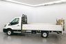 USED 2021 21 FORD TRANSIT 2.0 350 EcoBlue Leader RWD 130 BHP L4 Dropside Lorry Euro 6 ULEZ Compliant Smart Digital Tachograph | Trailer Tow Attachment | Rear Tail Lift Fitted | Air Conditioning