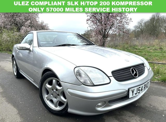 2004 MERCEDES-BENZ SLK 2.0 SLK200 Kompressor Convertible 2dr Petrol Manual (237 g/km, 163 bhp)