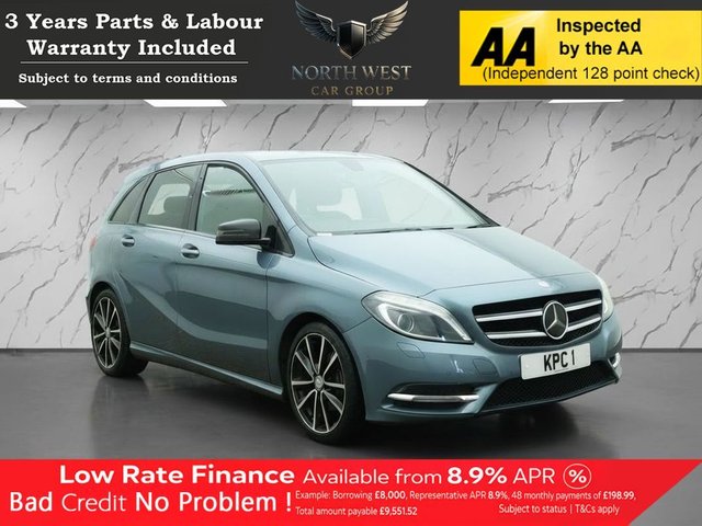 View our Mercedes-Benz B-Class 1.8 B180 CDI BlueEfficiency Sport MPV 5dr Diesel 7G-DCT Euro 5 (s/s) (109 ps) NATIONWIDE PARTS & LABOUR WARRANTY INCLUDED + 12 MONTHS AA BREAKDOWN FREE
